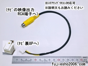 NHDT-W59 NHZT-W58G NHZT-W58 NHDT-W58 NHDT-W58G NHDT-W60G NSZT-W60 NSDT-W59 NHDT-W59G トヨタ純正ナビ用VIDEOOUT映像出力コード