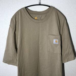 カーハート Tシャツ carhartt Lサイズ DES 半袖 K87 DES RN14806 オリジ ナルフィット desert デザートあ