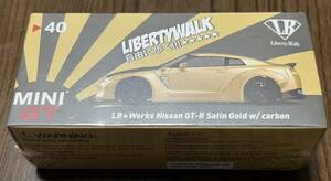 ☆libertywalk MINI GT 40 静岡ホビーショー限定GT-R☆日産 nissan新品未開封リバティーウォーク 自由に歩く！！！