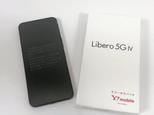 #109/QA106▼【未使用】 ZTE Libero 5G IV A302ZT ブラック　ymobile版