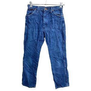 Wrangler カウボーイ ロングパンツ W30 ラングラー 14MWZ ブルー コットン メキシコ製 古着卸 アメリカ仕入 2402-54