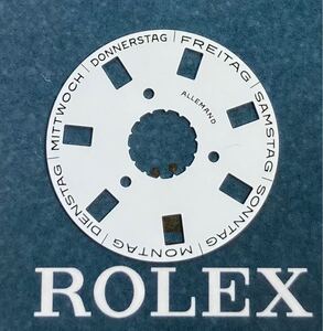 純正品 ドイツ語 18039 18239 ロレックス デイデイト カレンダー 文字盤 ダイヤル ROLEX DAY-DATE calendar dial 3055 3155 german c