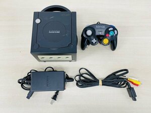 【動作確認済み・送料無料】Nintendo GAMECUBE 本体 ブラック コントローラー ACアダプタ AVケーブル DOL-001 ニンテンドー