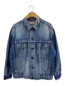 BALENCIAGA◆Back Logo Denim Jacket/34/コットン/IDG/無地/557388