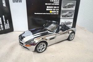 京商 BMW Z8 クロームメッキ 1/18 ミニカー