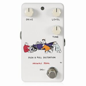 最落無し! Animals Pedal　PUSH & PULL DISTORTION　/ a47098　ブラウンサウンドを基本とした ディストーション　1円