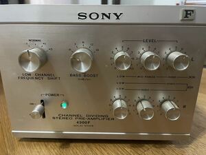 SONY ソニー TA-4300F チャンネルデバイダー チャンネル デバインディング プリアンプ 3チャンネル CHANNEL DIVIDING STEREO PRE AMPLIFIER