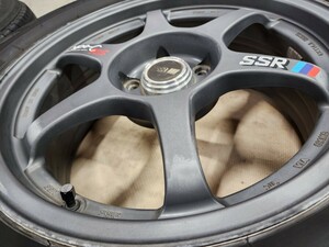 SSR TYPE-C RS 超軽量ホイール　17インチ　114.3 5H 7.5J +33 燃費アップ　バネ下軽量化　1円スタート!!