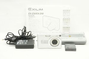 【適格請求書発行】CASIO EXILIM EX-Z40 コンパクトデジタルカメラ シルバー【アルプスカメラ】241222am