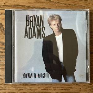 US盤　CD Bryan Adams You Want It You Got It CD 3154