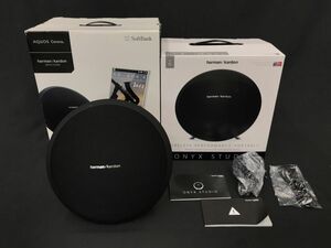 0901-113TYD127 ワイヤレススピーカー harman kardon ハーマンカードン　ONYX STUDIO Bluetooth対応 ポータブル 未使用？