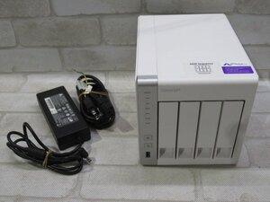 ▲RR0701 Ω 新DK 0702♪ 保証有 QNAP【 TS-431P 】Network Attached Storage 4ベイNAS HDD:2TB×4 動作/初期化済 AC付