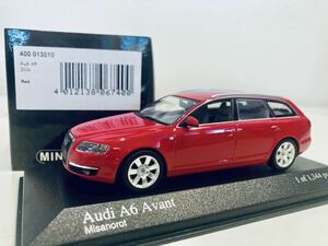 【送料無料】1/43 Minichamps AUDI アウディ A6 2004 Avant Red