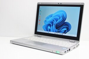 1円スタート ノートパソコン 2in1PC Windows11 WPS office搭載 Panasonic レッツノート CF-RZ6 第7世代 Core i5 SSD256GB メモリ8GB WWAN