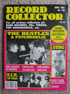 【Record Collector】1993年6月 Vol.166、Beatles、Rem、Sting、Dave Clark Five、Peter Hammill