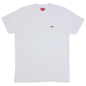 新品 半タグ 15AW Supreme 左胸 boxlogo レッド 加工 鹿の子素材 ホワイト 半袖 Tシャツ メンズ シュプリーム ボックスロゴ シャツ タグ