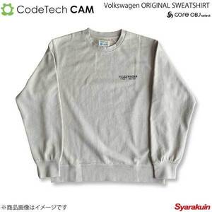 Codetech コードテック Volkswagen ORIGINAL SWEATSHIRT TYPE2 T1 BUS ベージュ XLサイズ CO-KVW-3350BE