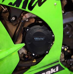 【疾風】Kawasaki ZX-10R Daniel 2011-2024 改造エンジンサイドカバー落下防止 火傷防止保護 カバー アクセサリー 0677⑥