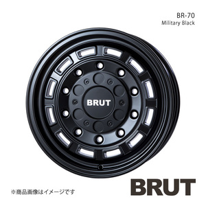 BRUT ブルート BR-70 デリカD：5 CV系 アルミホイール1本【16×6.5J 10-100-114.3 +30 ミリタリーブラック】TRISTAR トライスター