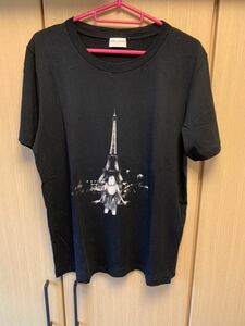 正規 未使用 19SS Saint Laurent Paris サンローランパリエッフェル塔 Tシャツ XS 533645 YB2SH