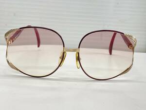 M-6324 【同梱不可】980円～ 現状品　Christian Dior　ディオール　2250　45　眼鏡　メガネ　63□17-126　レッド　度あり　小物　