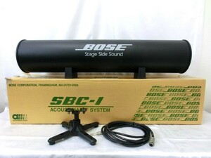 1円～　BOSE　ボーズ　【SBC-1】　中古　音出し確認済　キャノンウーハー　サブウーハー　スタンドあり　