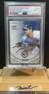 大谷翔平 Shohei Ohtani PSA10 1/1