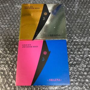 CD GOLD SUN AND SILVER MOON SHAZNA 初回限定盤と通常盤のセット