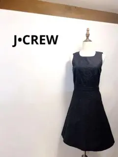 【極美品】J•CREW ブラックワンピース415