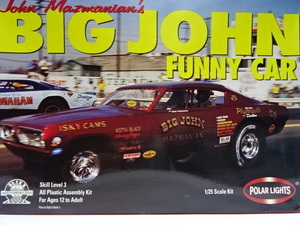 POLAR LIGHTS 1/25 Plymouth / BIG JOHN FUNNY CAR / ポーラライツ ファニーカー 