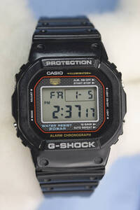 レトロ ★ CASIO G-SHOCK DW-5000-1JF スクリューバック モジュール1545 デジタル 腕時計