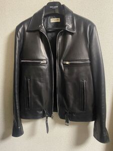 saint laurent paris 13ss 初期 レザージャケット 54 XL hedi slimane サンローランパリ エディスリマン leather jacket