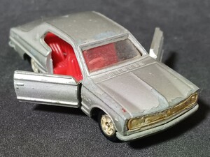 ◆特価◆日本製トミカ・旧ホイール(1/62)◆日産 スカイライン HT 2000GT(ハコスカ/銀)◆箱なし/ルース/超ジャンク★夢屋JT026★