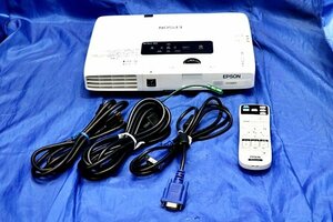 ◆輝度2600lm/917・22ｈ◆ EPSON/エプソン 液晶プロジェクター ★EB-1761W/リモコン＆HDMI・VGAケーブル付★ 50586Y