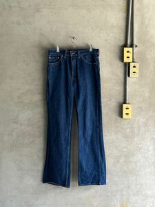 90s 90年代 95年 USA製 濃紺 ビンテージ LEVIS リーバイス 517 ブーツカット デニムパンツ ジーンズ ジーパン アメリカ フレア 501 W32