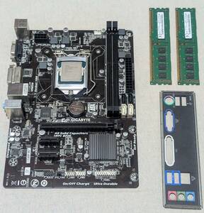 GIGABYTE GA-H81M-D3V-JP + Intel Core i7-4770K + DDR3 8GB