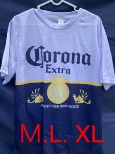 ラスト1枚！XXLのみ。コロナ、CORONA EXTRA ビール、ミラー、COORS ラガー Tシャツ　