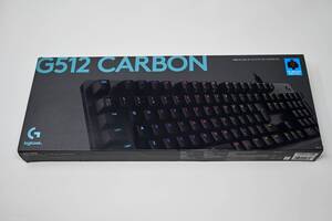 1円~！Logicool G512 CARBON RGBメカニカル ゲーミング キーボード (タクタイル) GX BROWN