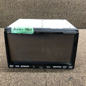 AV11-780 激安 カーナビ SANYO NVA-HD3680 99000-79T66 0F800914 HDDナビ CD DVD 通電未確認 ジャンク