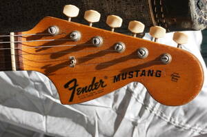 ◆ビンテージ Fender USA 72’MUSTANG ムスタング 1972年製　3から始まる6桁シリアル　Ｂネック　ケースはジャンク　アーム有り◆