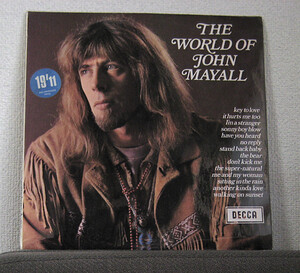 レコード/LP/UK/ジョン・メイオール/The World of John Mayall/エリック・クラプトン/ミック・テイラー/ピーター・グリーン/Eric Clapton