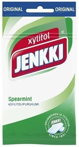 Cloetta Jenkki クロエッタ イェンキ スペアミント味 キシリトール ガム 4袋×30g フィンランドのお菓子です