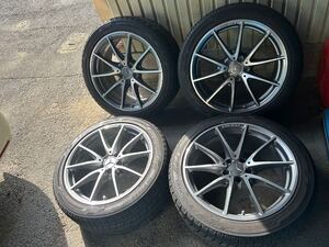 【4本】BBS 製　AMG 純正 アルミホイール　１９×９．５Ｊ　５穴　112 ＋５２　ヨコハマ スタッドレス　ｉＧ６０　２６５/４０R１９　