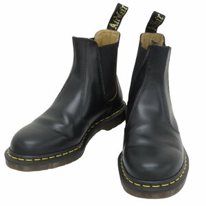 新品同様 Dr.Martens ドクターマーチン VINTAGE2976 レザー サイドゴアブーツ チェルシーブーツ UK7 26cm相当 ブラック ◆