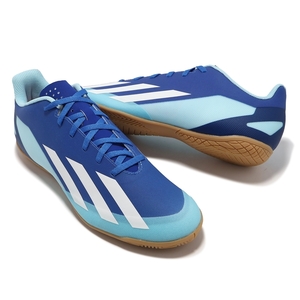 アディダス 28cm エックス クレイジーファスト 4 IN ブルー ホワイト adidas X Crazyfast4 IN インドア サッカー フットサル シューズ ②