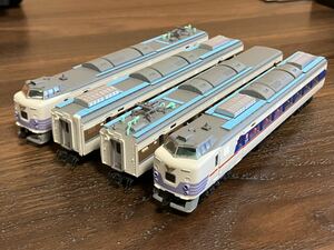 781系 マイクロエースA0313 781系電車(新塗装・uシート)特急ライラック 6両セットから 4両のみ ジャンク