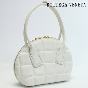 中古 ボッテガヴェネタ ハンドバッグ レディース ブランド BOTTEGA VENETA BVスワープ レザー 592858 ホワイト