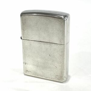 ZIPPO ジッポー ライター STERLING SILVER スターリングシルバー プレーン 2002年製 USA コレクション 喫煙具 オイルライター 送料無料 