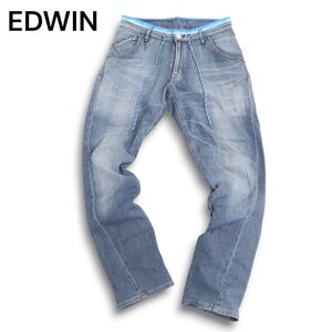 EDWIN エドウィン ER107 ジャージーズ★ USED加工 ストレッチ イージー デニム パンツ ジーンズ Sz.S　メンズ 日本製　C4B04321_9#R