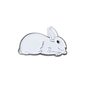 新品 16AW Supreme White Rabbit Pin ホワイト ラビット ピンバッジ うさぎ